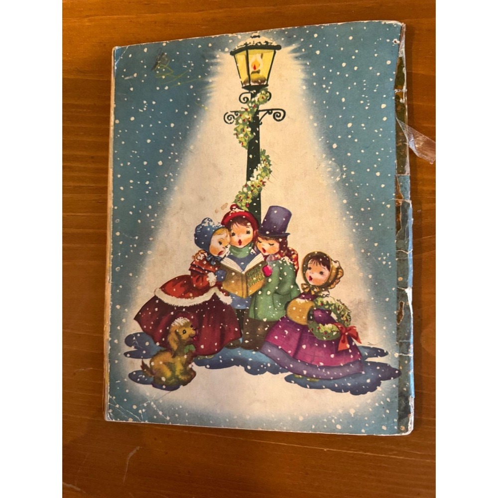 Vintage‎ Christmas Carols Book Children Songs Karl Schulte FD Lohman - Picture 8 of 9